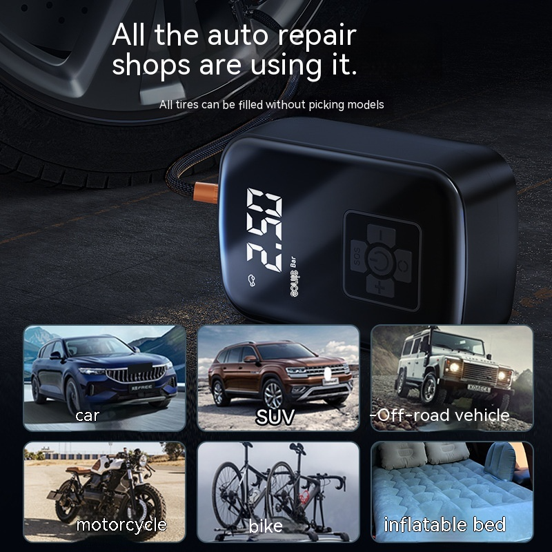 Wireless Air Portable Tires Pump